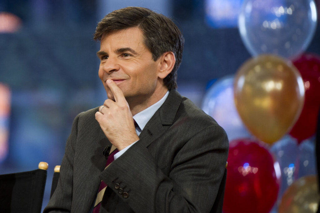 George Stephanopoulos appears on Good Morning America in New York, Wednesday, Nov. 23, 2011. (AP Photo/Charles Sykes)