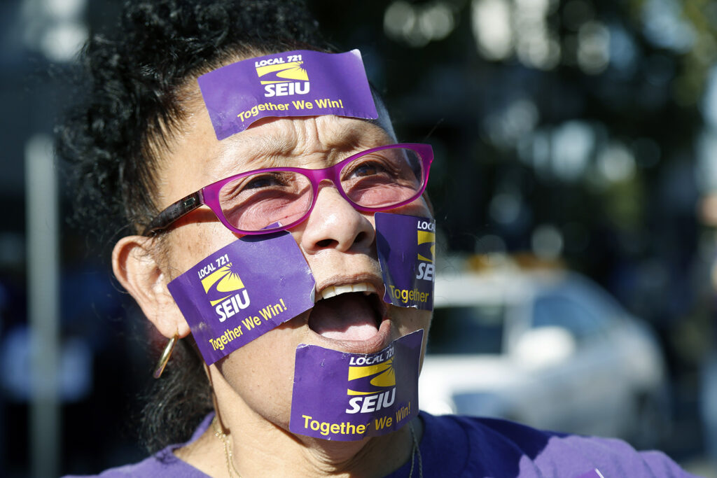 For more than two years now, the SEIU has been skimming from the benefit checks of their home-bound loved ones. (AP Photo/Nick Ut)