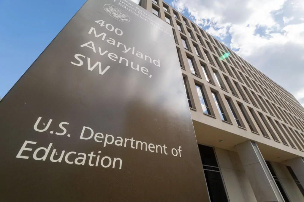 The Department of Education building in Washington, D.C.