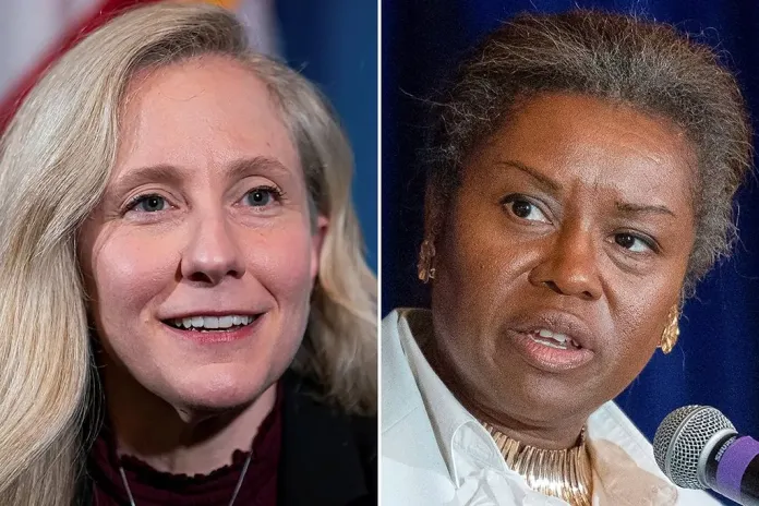 Former Democratic Rep. Abigail Spanberger, left, is facing Lt. Gov. Winsome Earle-Sears, right, in the November 2025 Virginia gubernatorial race. (Photos: Associated Press)