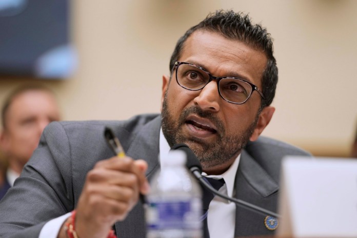 FBI Director Kash Patel testifies before the House Judiciary Committee.