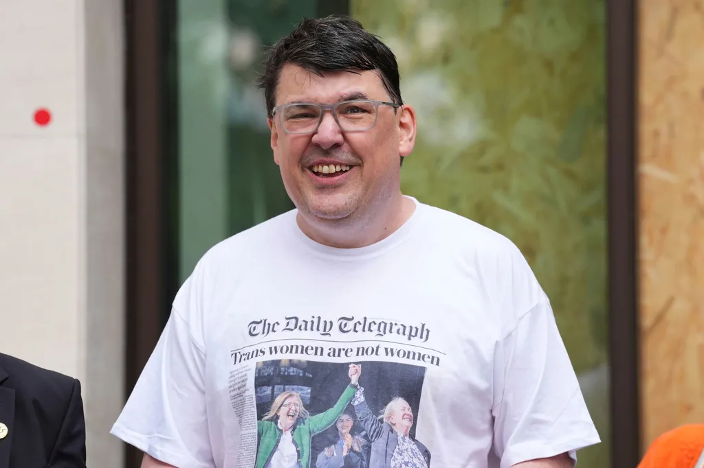 This May 12, 2025, photo shows Graham Linehan in London.