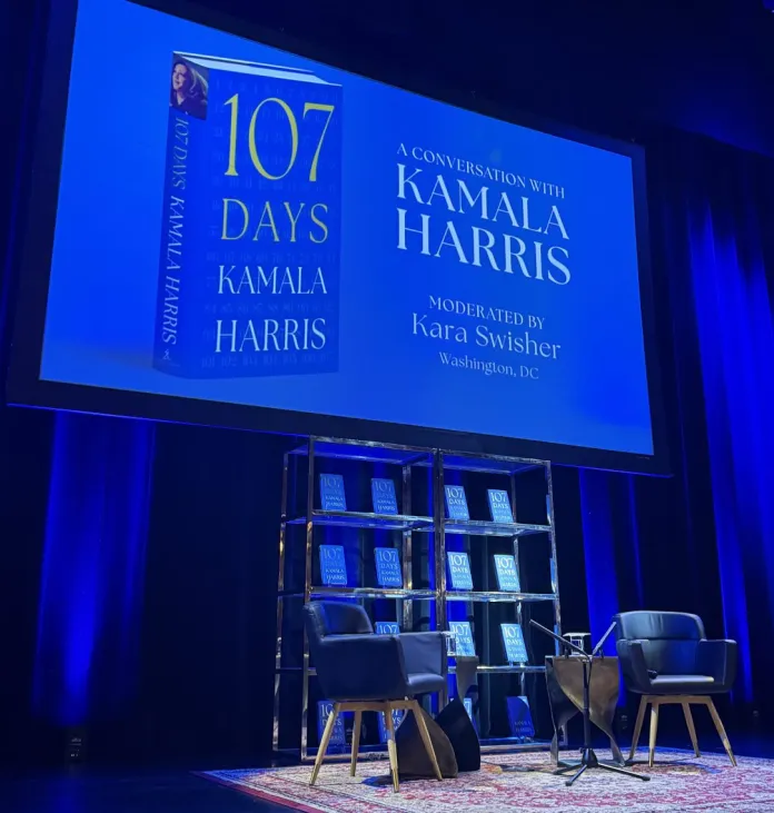 Kamala Harris 107 Days book tour in D.C.