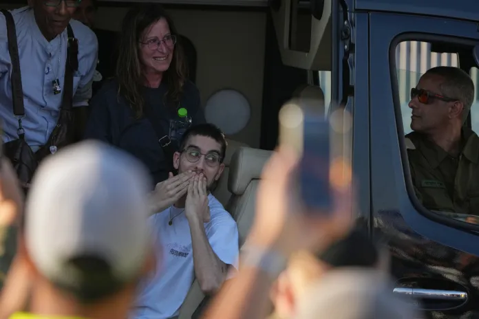 Freed hostage Evyatar David