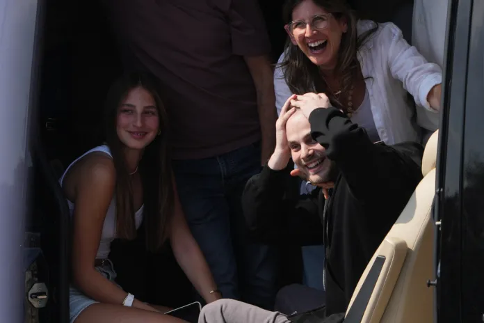 Freed hostage Alon Ohel