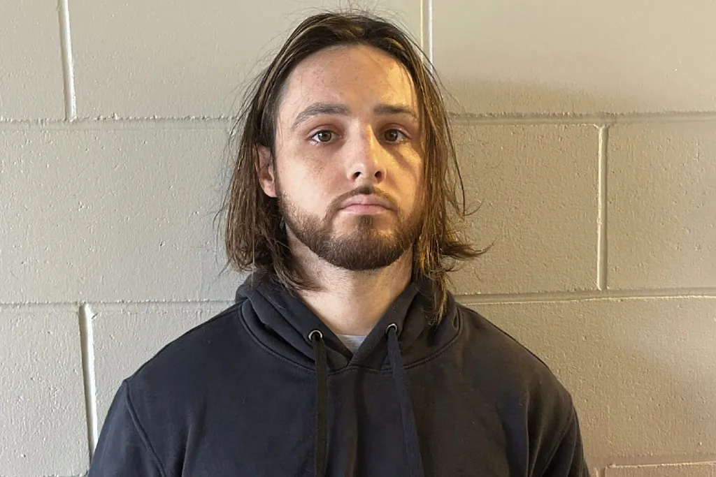 This undated photo provided by the US Attorney's Office shows Jonathan Rinderknecht, a suspect in the Palisades Fire. (