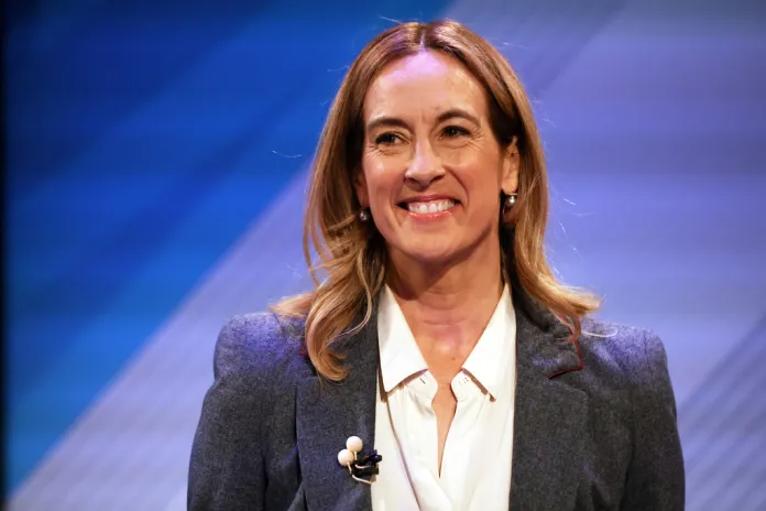 Democrat Mikie Sherrill smiles