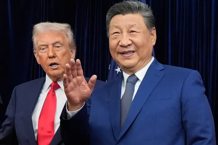 Xi Jinping and Donald Trump
