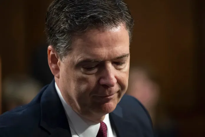 Former FBI director James Comey.