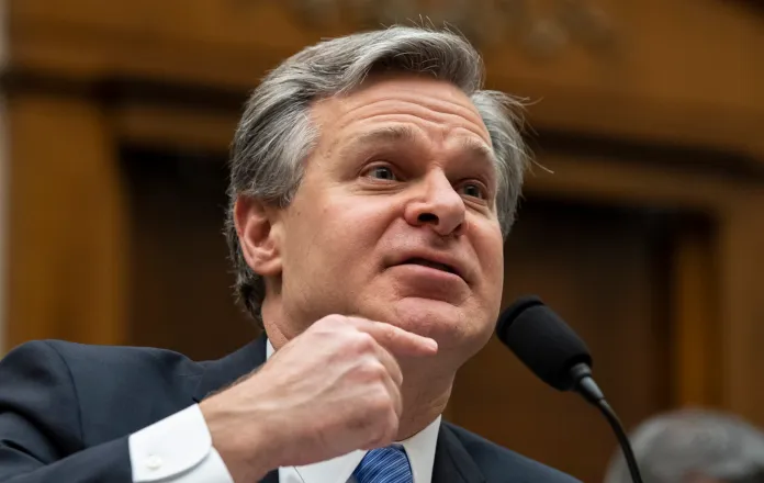 FBI Director Christopher Wray testifies during an oversight hearing of the House Judiciary Committee, on Capitol Hill, Wednesday, Feb. 5, 2020 in Washington.