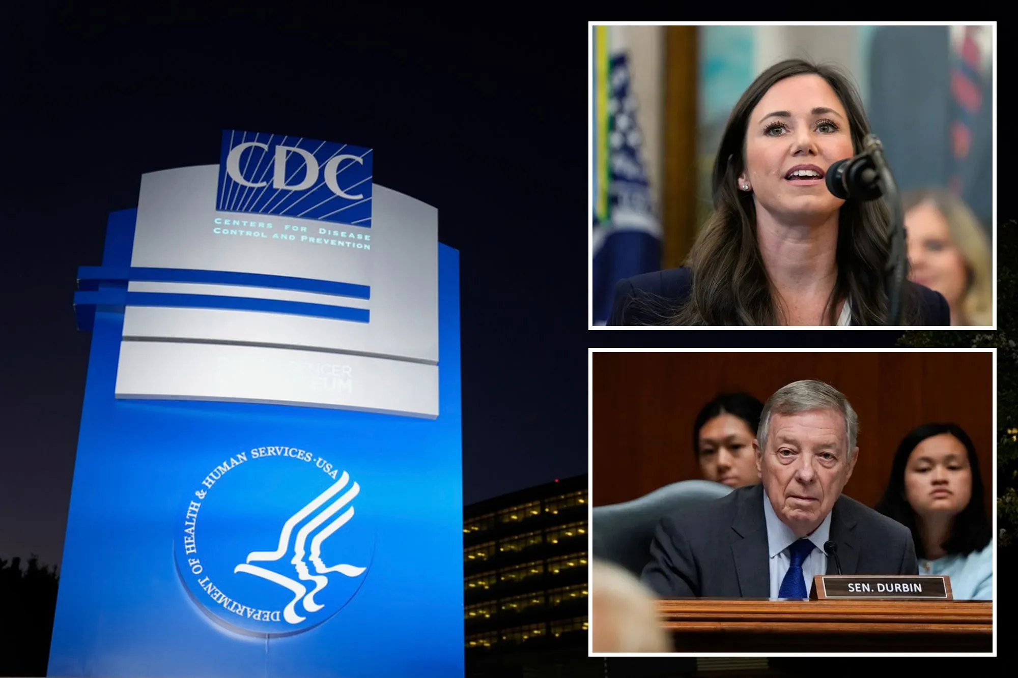 Sens. Katie Britt (R-AL) and Dick Durbin (D-AL), pictured, are leading a bipartisan group of senators in urging the CDC to study the harmful effects of youth sports gambling
