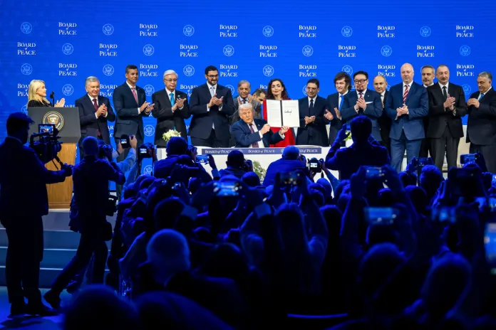 Trump hosts world leaders in Davos to sign the Board of Peace charter