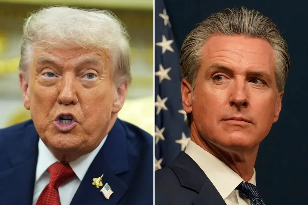 Donald Trump and Gavin Newsom 