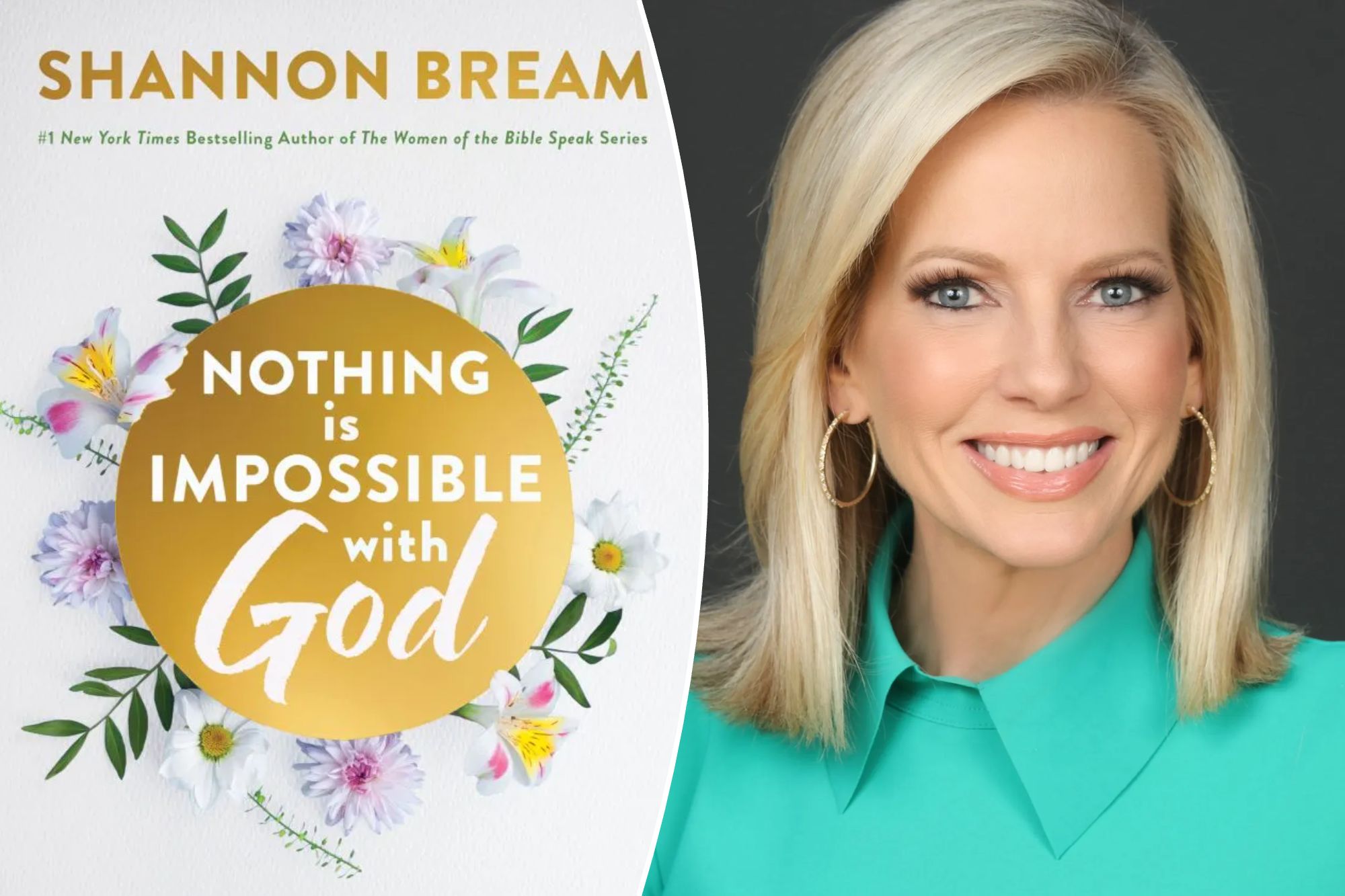 Nothing is Impossible with God by Shannon Bream book promotion poster.