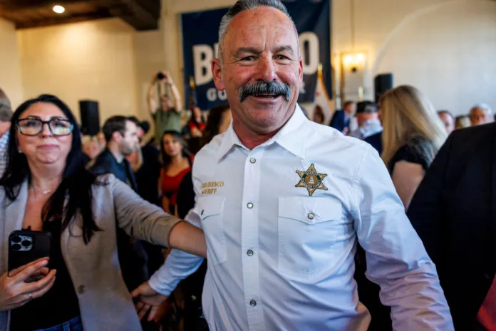 Riverside County Sheriff Chad Bianco.