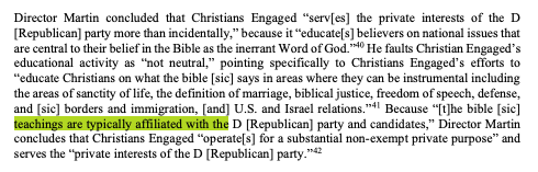 Excerpt from a Justice Department report