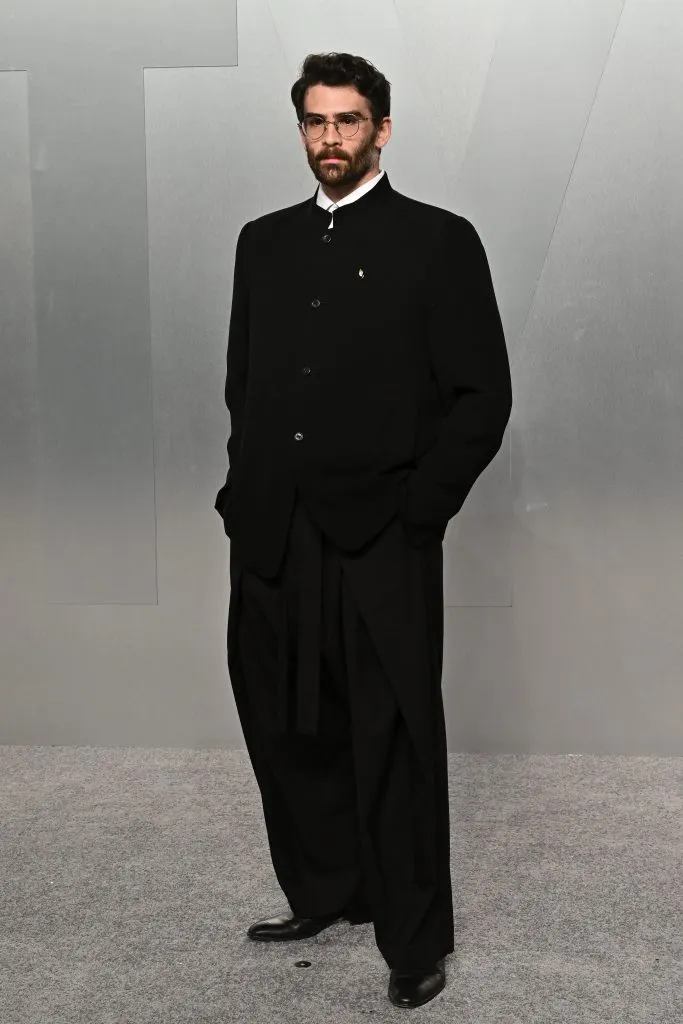 Hasan Piker arrives at the Vanity Fair Oscar Party on Sunday, March 15, 2026, at the Los Angeles County Museum of Art in Los Angeles