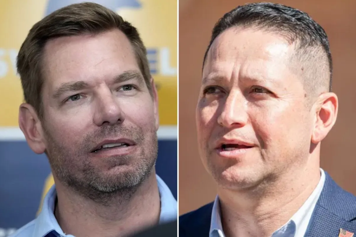 Eric Swalwell and Tony Gonzales