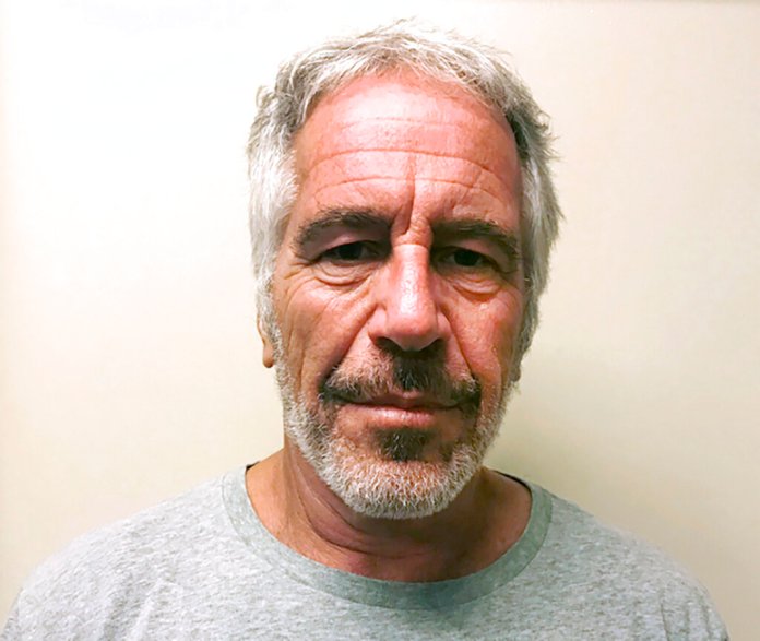FILE - This March 28, 2017, file photo, provided by the New York State Sex Offender Registry, shows Jeffrey Epstein. A U.S. prosecutor overseeing the Jeffrey Epstein sex trafficking investigation said Monday, Jan 27, 2020 that Britain's Prince Andrew has been uncooperative in the inquiry so far. Speaking at a news conference outside Epstein's New York mansion, U.S. Attorney Geoffrey Berman, the top federal prosecutor in Manhattan, said prosecutors and the FBI had contacted Prince Andrew's lawyers and asked to interview him.