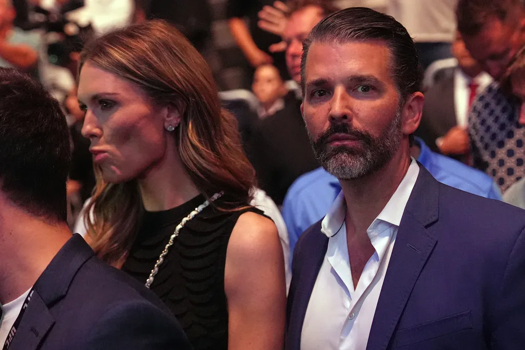 Donald Trump Jr., and Bettina Anderson