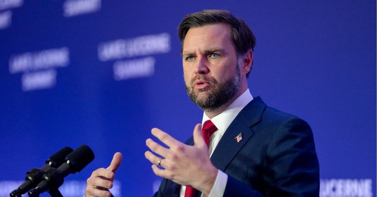 Watch: JD Vance Has Hilarious ‘Note to Protesters’ Yelling at Him in a Foreign Language