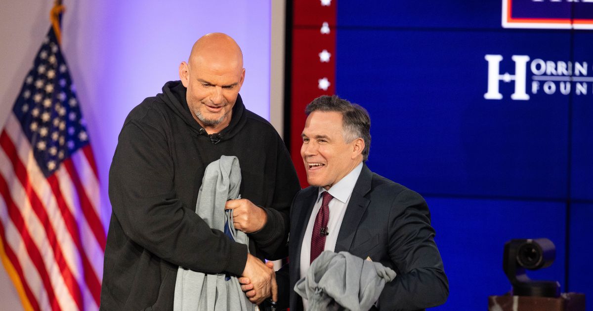 Alert: Dem Sen. Fetterman and GOP Sen. McCormick Launch Joint Fundraising Project, Adding to Speculation Fetterman Will Switch Parties Soon