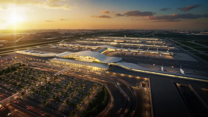 View of Dulles International Airport